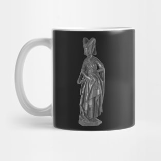 Creepy Pregnant Mideival Lady Mug